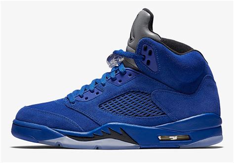 Air Jordan 5 Blue Suede