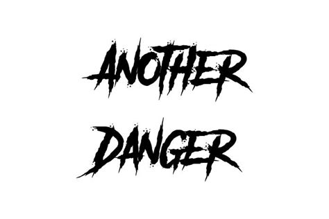 Another Danger Font - Free Font Download