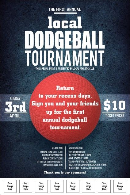 Dodgeball Logo Poster