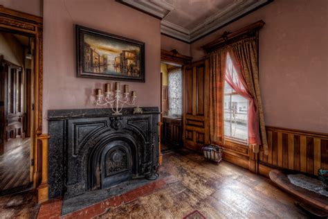 Fireplace | The Haunted Victorian Mansion (S.K. Pierce Mansi… | Flickr