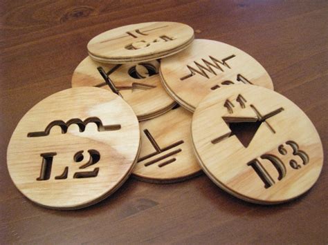 Geek coasters with electronic component symbols in the Boing Boing ...