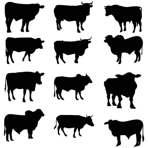 Farm Animal Cow Illustration Vector Design 8377756 Vector Art at Vecteezy