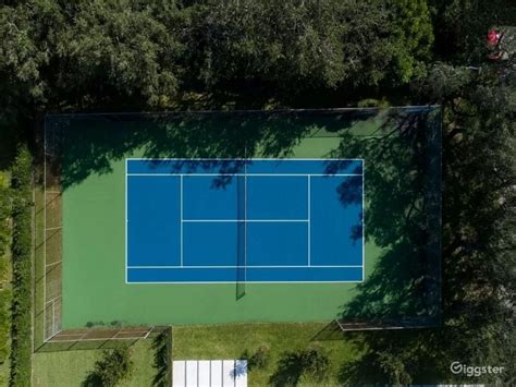 Regulation-Sized Tennis Court in Miami - Production Only | Rent this ...