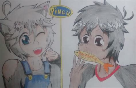 Pingu and Robby by Powaru on DeviantArt