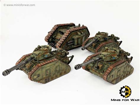 40k – Astra Militarum Tanks & Spartan – Minis For War Painting Studio