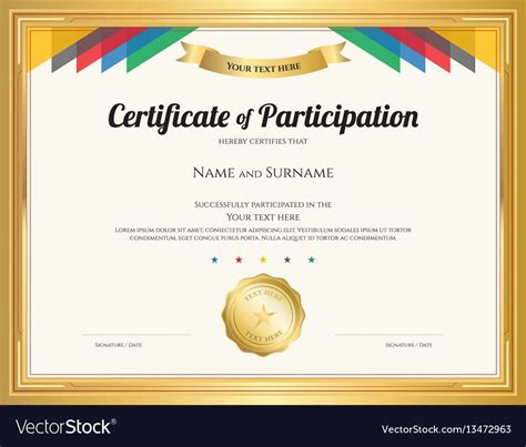 Certificate Of Participation Template, Free Printable Certificates, Certificate Of Completion ...