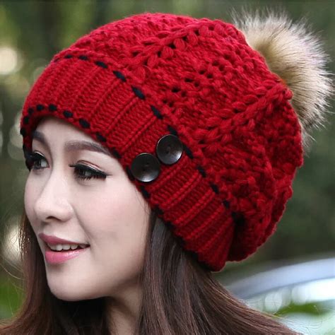 Aliexpress.com : Buy Free shipping, Autumn and winter hat female knitted hat winter wool hat ...