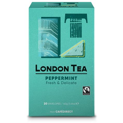 London Tea Company Fairtrade Pure Peppermint Tea - 20 bags - The London ...