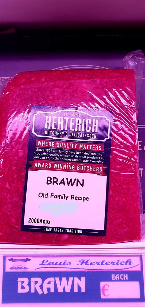 Brawn Meat Buy Online | Herterich Traditional Irish Online Butcher Shop | Free Delivery Over € ...