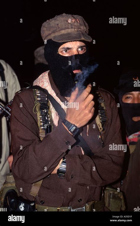 Subcomandante Marcos leader of the EZLN Chiapas Mexico Stock Photo - Alamy