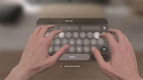 Apple Vision Pro Supports Virtual Typing, Navigation Through Hand ...