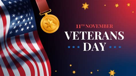 Free Veterans Day Horizontal Facebook Cover Video Template ...