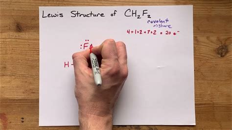 Lewis Structure of CH2F2 (difluoromethane) - YouTube