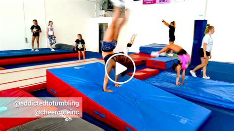 Instead of working each piece of your back handspring and round off separately, use this 2-in-1 ...