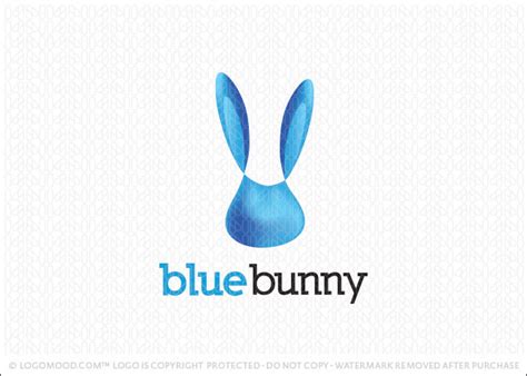 Blue Bunny - Buy Premade Readymade Logos for Sale