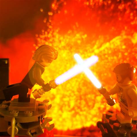 Anakin Skywalker Vs Obi Wan Kenobi Lego