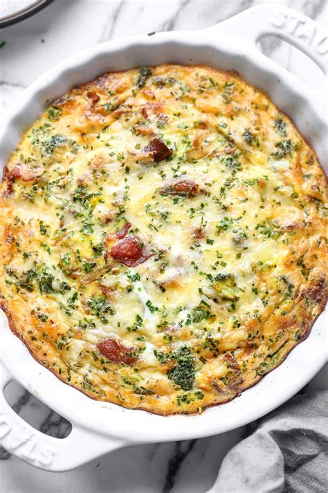 This easy, healthy crustless quiche has rich quiche flavor without the ...