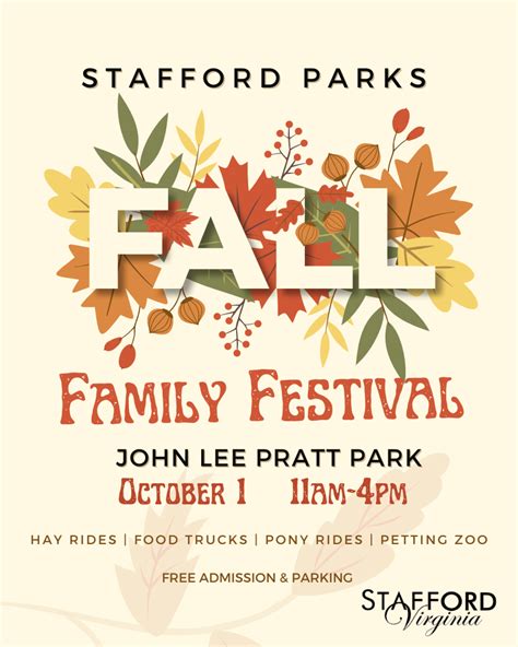 Stafford County Parks’ Free Fall Family Festival | B101.5 Today's Best ...