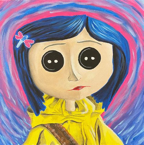 Coraline Original Acrylic Painting - Etsy