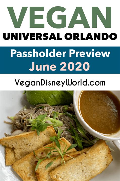 Universal Orlando Resort – Vegan Disney World