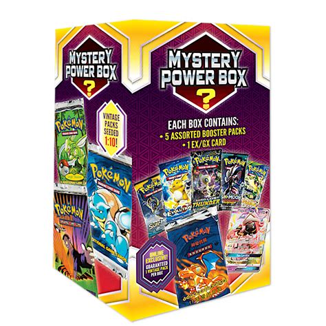 Vintage Pokemon Cards Mystery Box 6- Online Exclusive | 1 Vintage Pack & 1 EX/GX Card Guaranteed ...