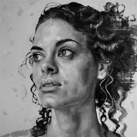 Silvio PORZIONATO | Catherine La Rose ~ The Poet of Painting Acrylic Portrait Painting, Abstract ...
