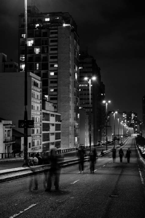 Free Images : light, black and white, architecture, road, street, night ...