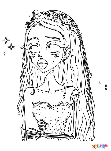 Corpse Bride Pictures Coloring Page - Free Printable Coloring Pages