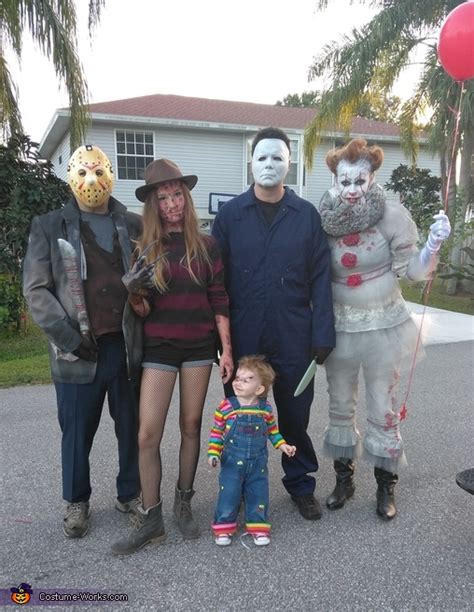 Horror Movie Characters Family Halloween Costume