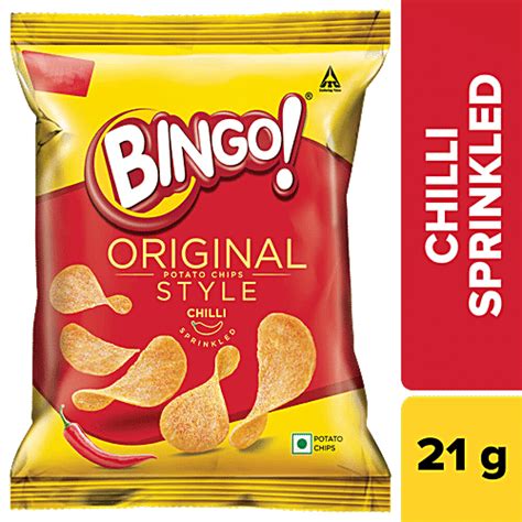 Buy Bingo Potato Chips Original Style- Chilli Sprinkled 28 Gm Online at the Best Price of Rs 10 ...