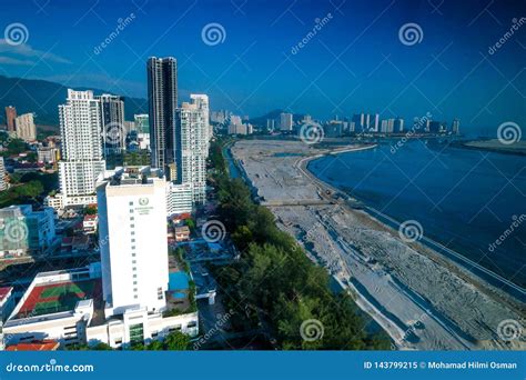 Beautiful Landscape of Penang Near the Beach. Skyline Penang Malaysia ...