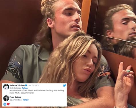 Stefanos Tsitsipas and Paula Badosa share their love on Twitter with this post - Tennis Tonic ...