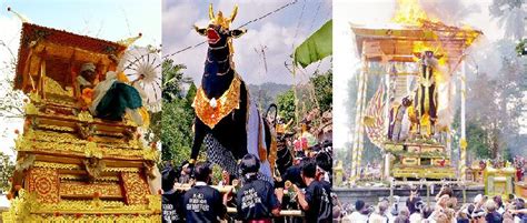 Ngaben ceremony, a Hindu cremation ritual in Bali. A journey into the next life