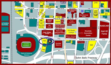 Bank of America Stadium, Charlotte NC - Seating Chart View