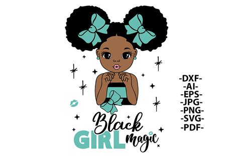 Black Girl Magic Graphic by 1uniqueminute · Creative Fabrica