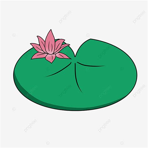 Lily Pond Clipart Hd PNG, Green Round Water Lily In Lotus Pond Clipart, Water Lily, Lotus Flower ...