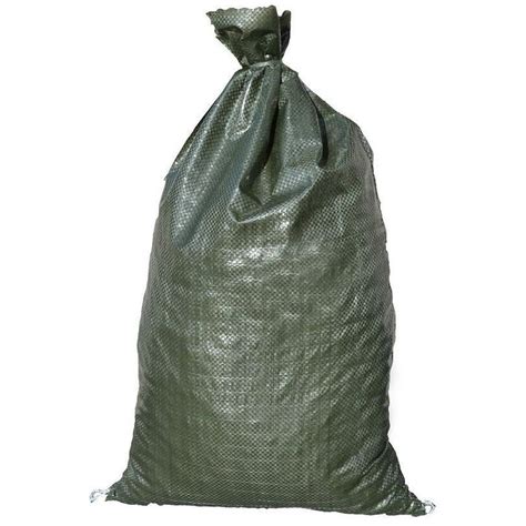 Sandbags For Flooding - Size: 14" x 26" - Green - Sandbags Empty ...