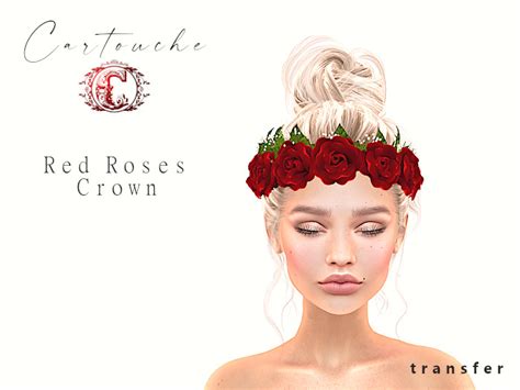 Second Life Marketplace - !C! Red Roses Crown