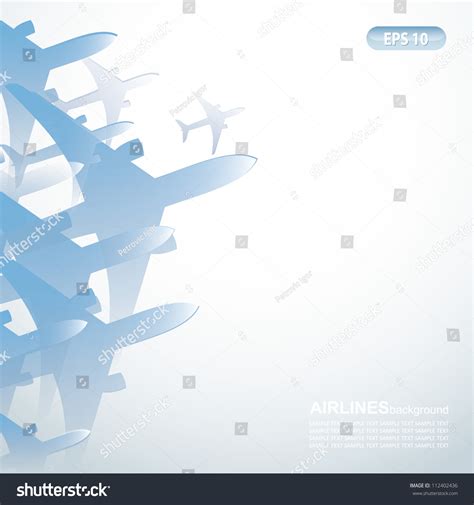 Airlines Background Vector Illustration Stock Vector (Royalty Free) 112402436 | Shutterstock