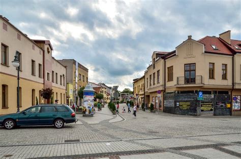 Trzebinia Town in Poland. editorial photography. Image of brick - 102576562