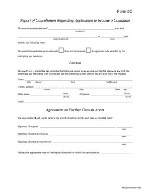 Fillable Online Form 5C edits 12.12.11 Fax Email Print - pdfFiller