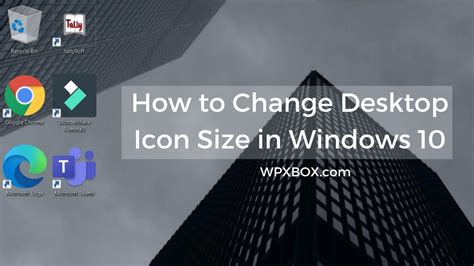 How to Change Desktop Icon Size in Windows 11/10