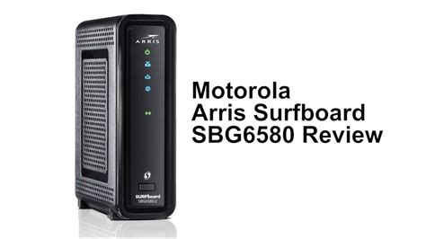 Motorola Arris Surfboard SBG6580 Review - YouTube