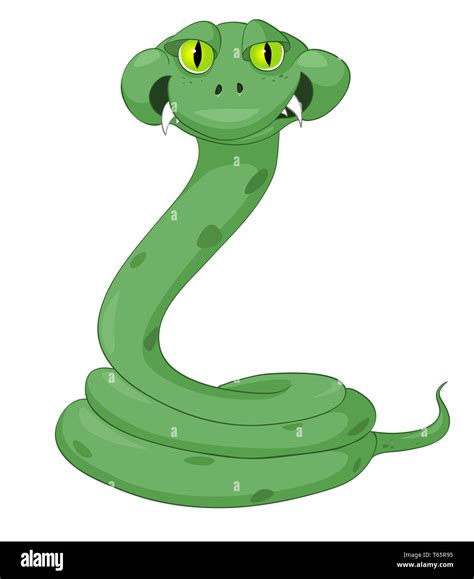 Cartoon Character Snake Stock Photo - Alamy