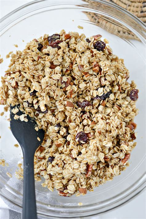 Chewy Fruit and Nut Granola - Simply Scratch