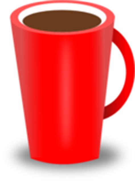 Red Coffee Cup Clipart | i2Clipart - Royalty Free Public Domain Clipart