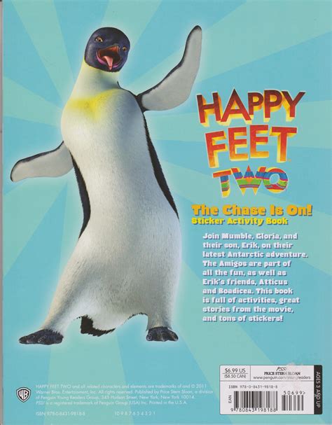 Happy Feet 2 - The Chase Is On! Sticker Activity Book With Over 75 Stickers (Softcover: Children ...