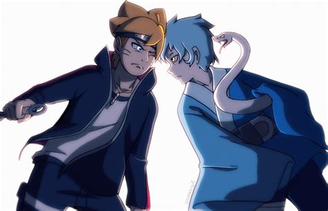 Just made a Boruto vs Mitsuki fanart : r/Naruto