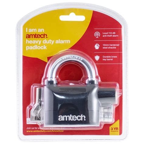 Amtech T2310 Heavy duty alarm padlock