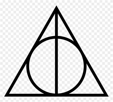 28 Collection Of Harry Potter Scar Clipart - Harry Potter Deathly Hallows Symbol - Free ...